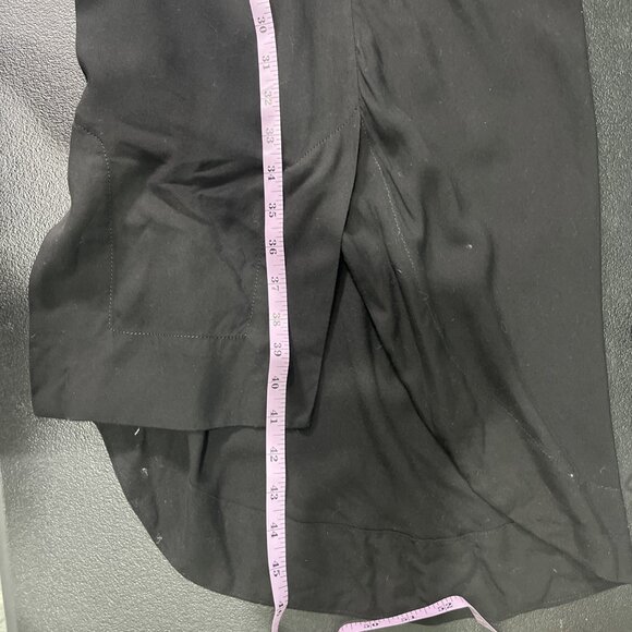 Vivienne Westwood Anglomania Midi Dress Sz 40 Black Drape Cocktail Evening 90s - Picture 11 of 11